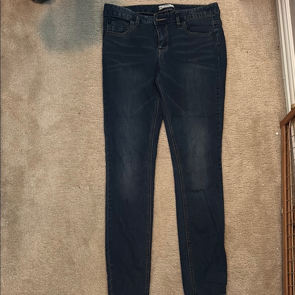 Free People Blue Skinny Jeans Classic Fit